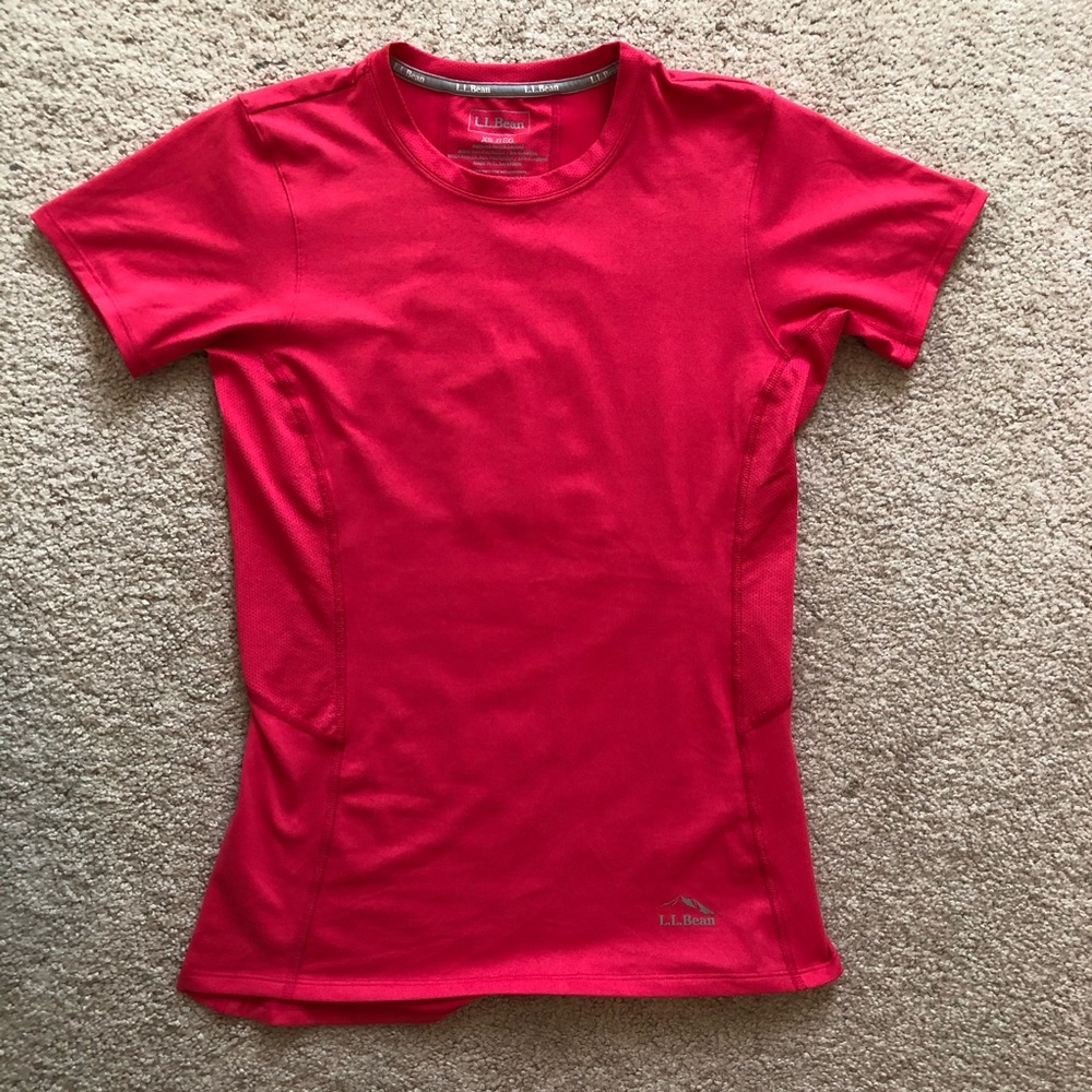 L.L. Bean Athletic T-Shirt Xs Pink